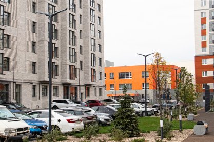 Производство уличных фонарей для освещение ЖК Академия
